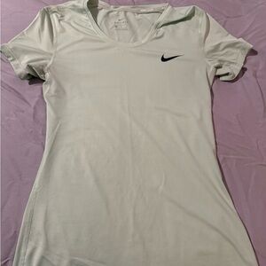 Nike Women's Short Sleeve Dri-Fit Light Green Tee